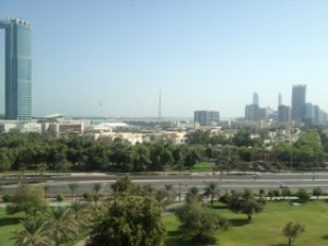 View from my hotel room