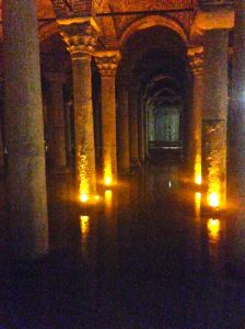 Istanbul's largest surviving Byzantine cistern (underground)