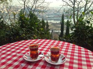 Even in a bustling metropolis, the people still know how to relax.